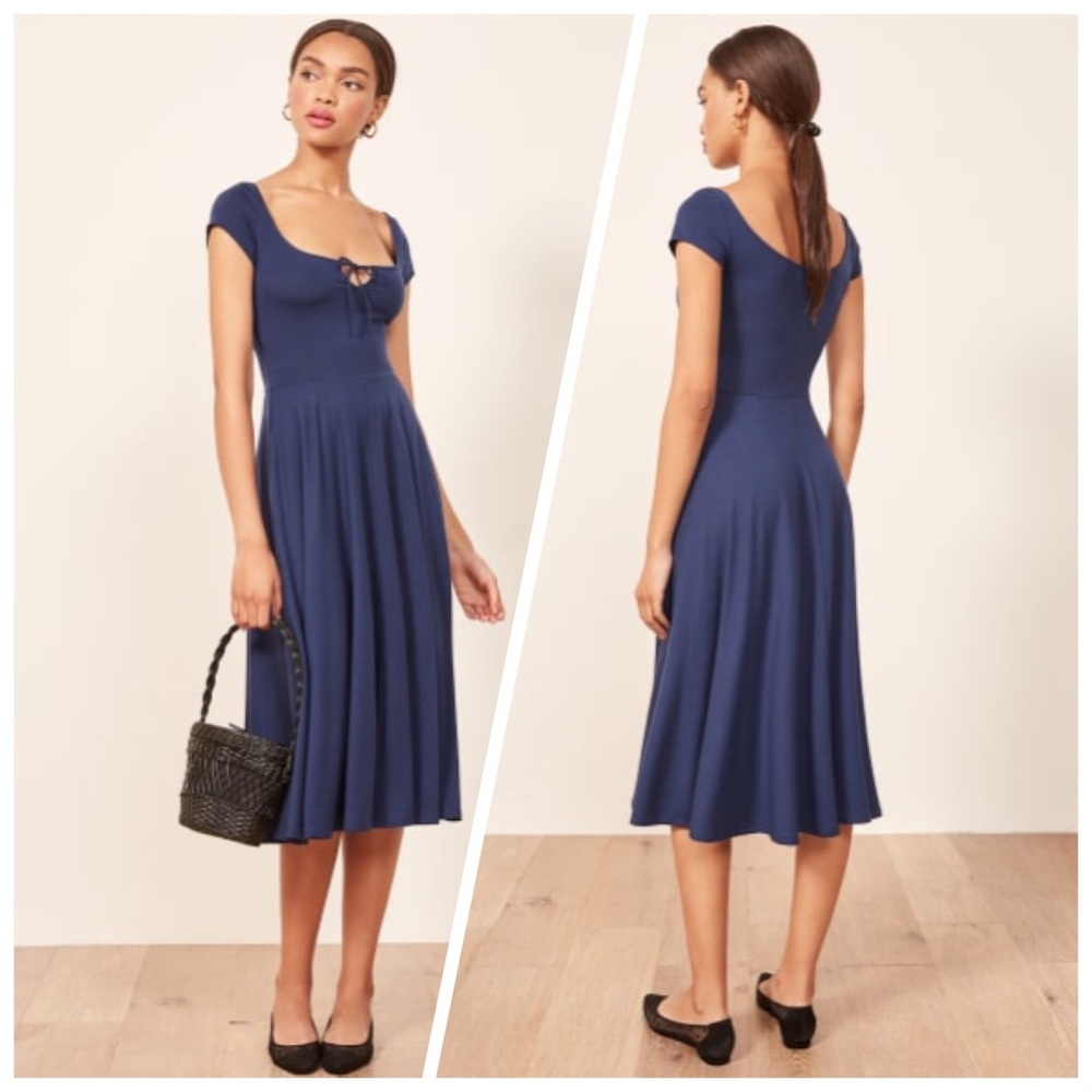 Krista dress in navy
